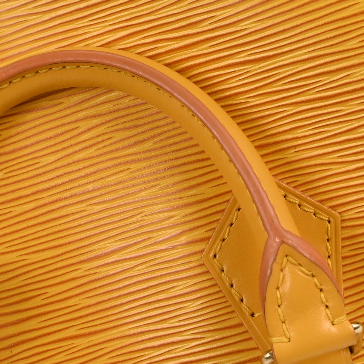 Louis Vuitton Yellow Epi Speedy 25 Handbag M43019