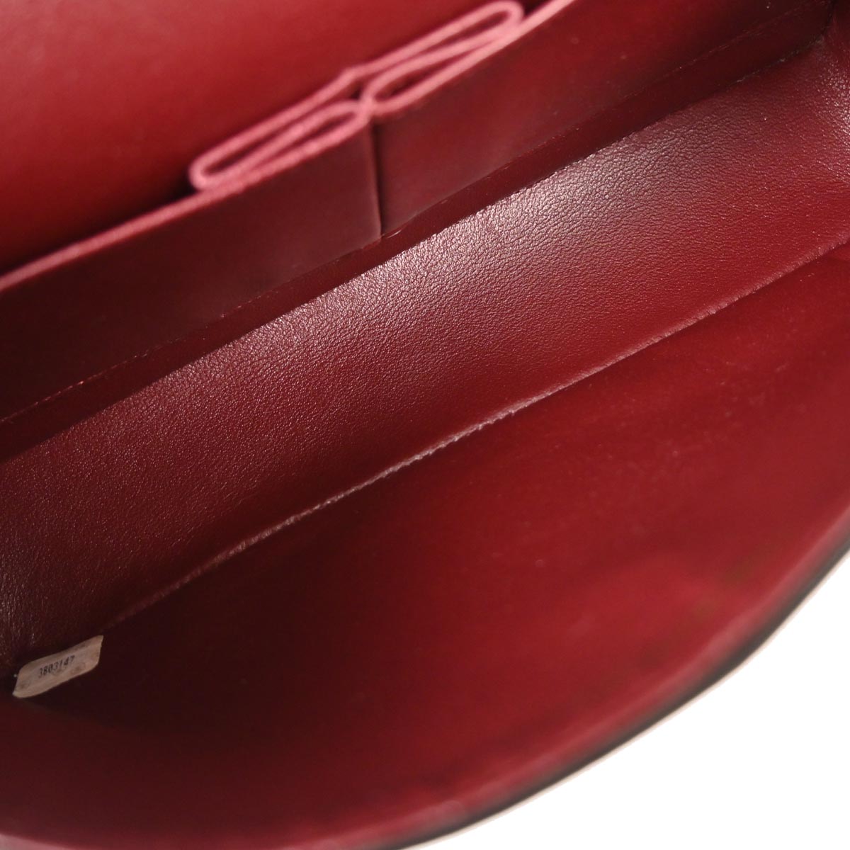 Chanel 1994-1996 Black Lambskin Medium Classic Double Flap Shoulder Bag