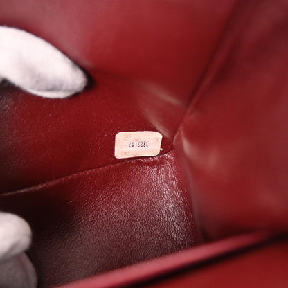 Chanel 1994-1996 Black Lambskin Medium Classic Double Flap Shoulder Bag