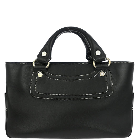 Celine Black Leather Boogie Bag Handbag