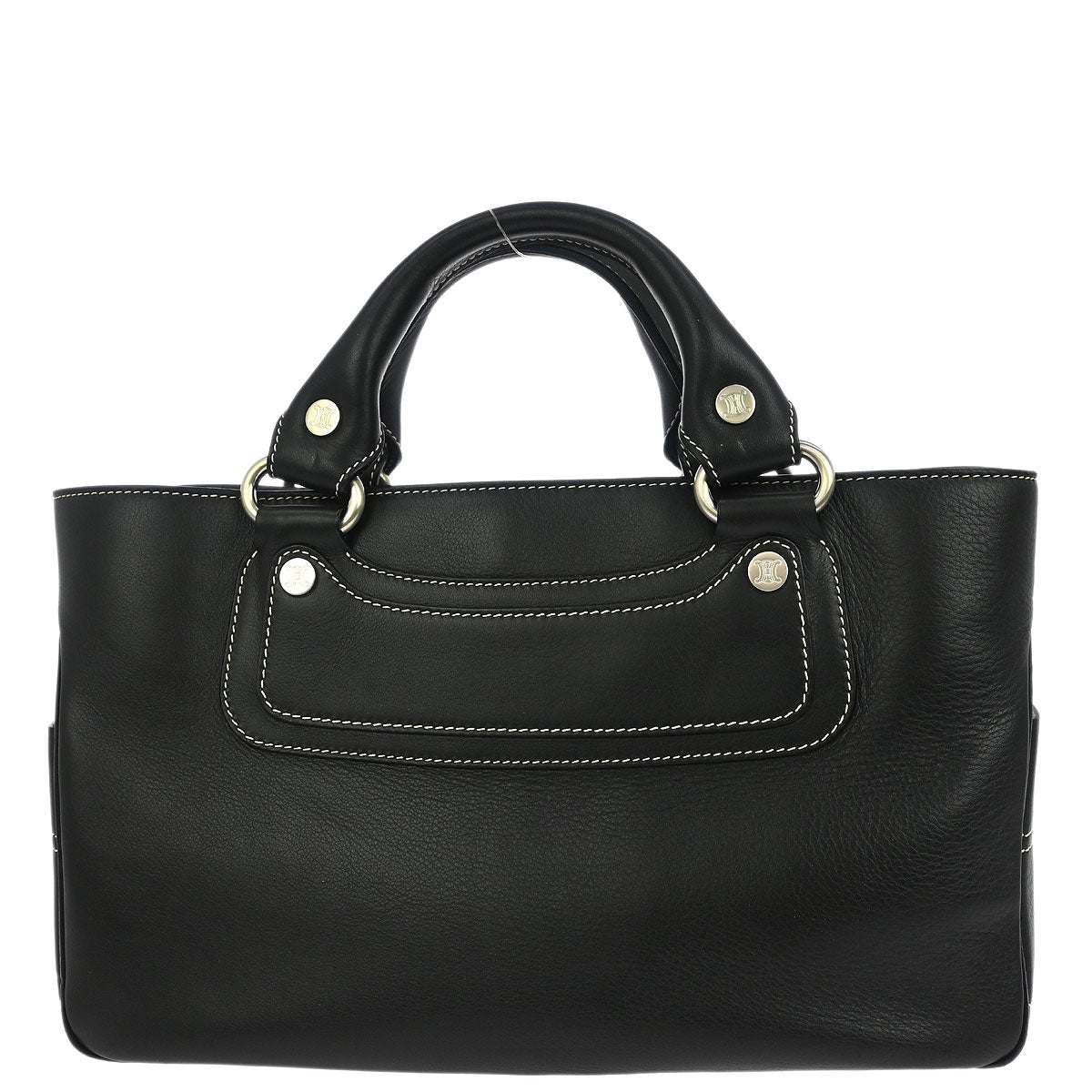 Celine Black Leather Boogie Bag Handbag