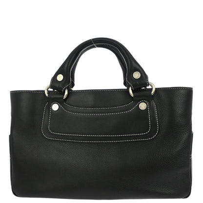 Celine Black Leather Boogie Bag Handbag