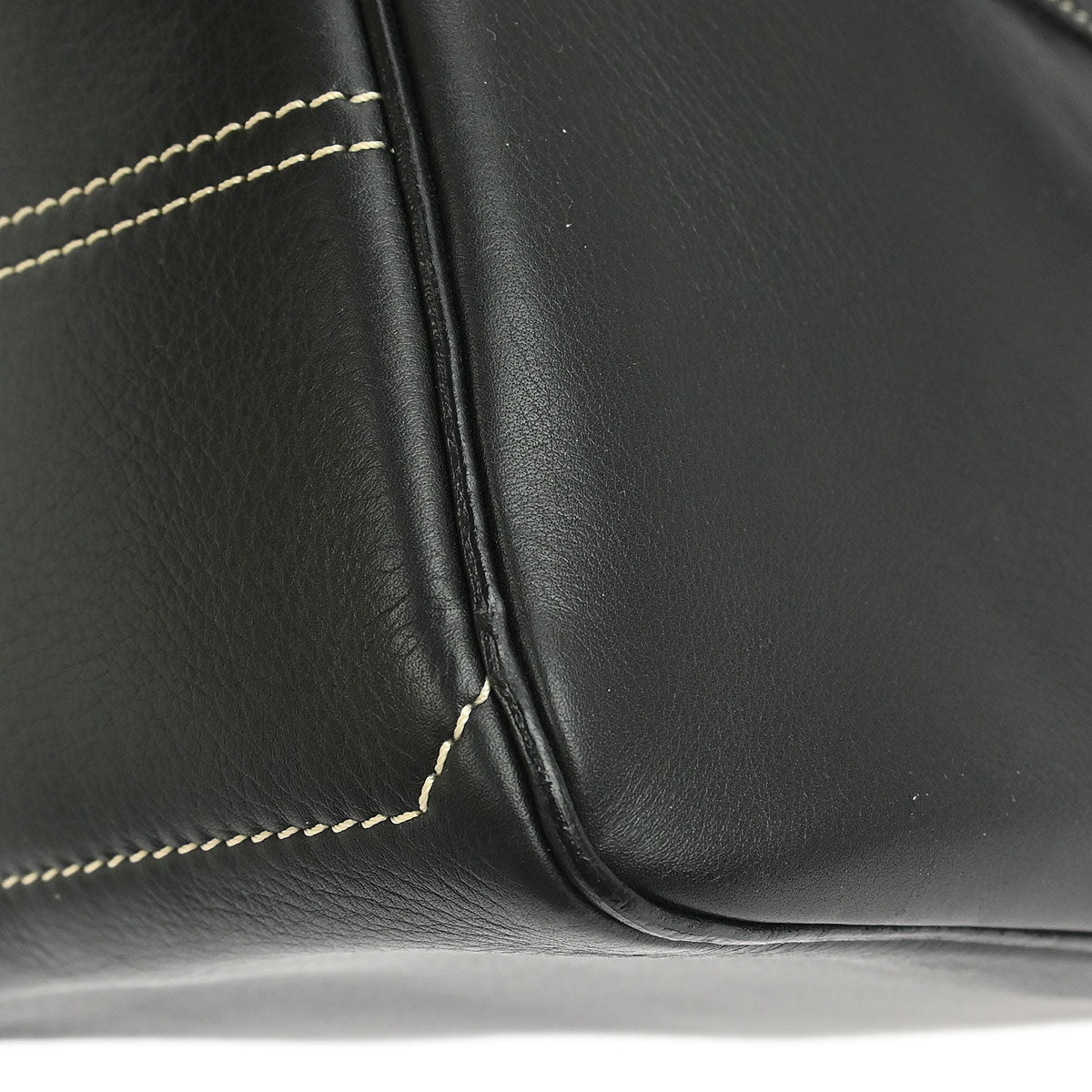 Celine Black Leather Boogie Bag Handbag