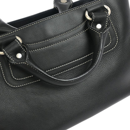 Celine Black Leather Boogie Bag Handbag