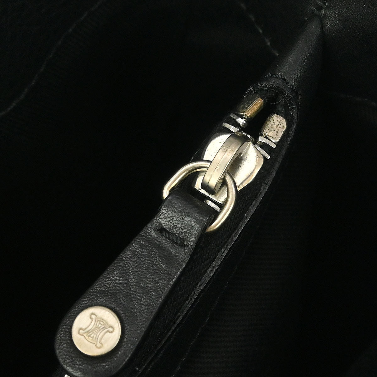 Celine Black Leather Boogie Bag Handbag