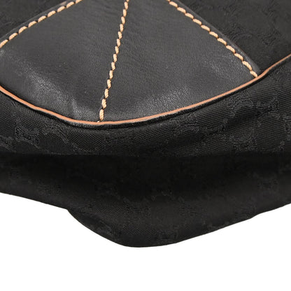 Celine * Black Canvas Macadam Tote Handbag