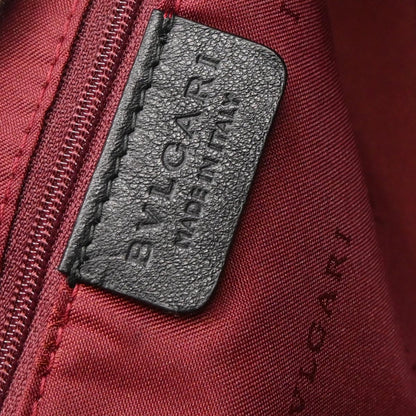 Bvlgari Black Canvas Logomania Duffle 2way Handbag