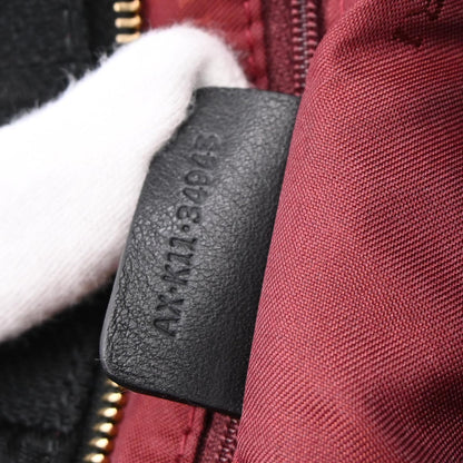 Bvlgari Black Canvas Logomania Duffle 2way Handbag