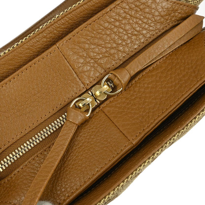 Bvlgari Brown Canvas Logomania Handbag