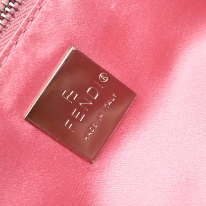 Fendi Navy Denim Beaded Baguette Handbag