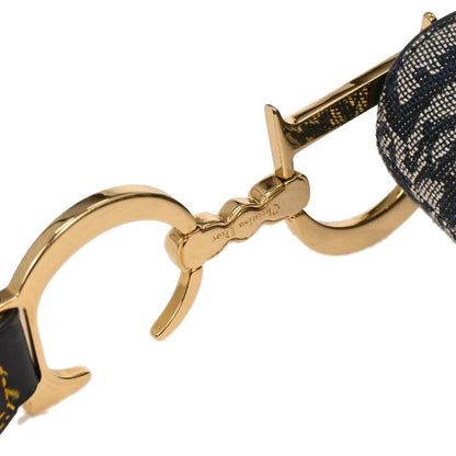 Christian Dior Navy Trotter Saddle Handbag