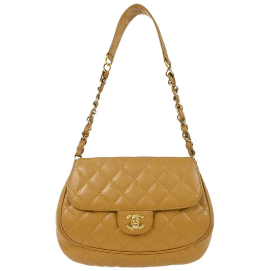 Chanel 2003-2004 Beige Caviar Handbag