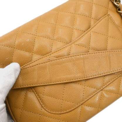 Chanel 2003-2004 Beige Caviar Handbag