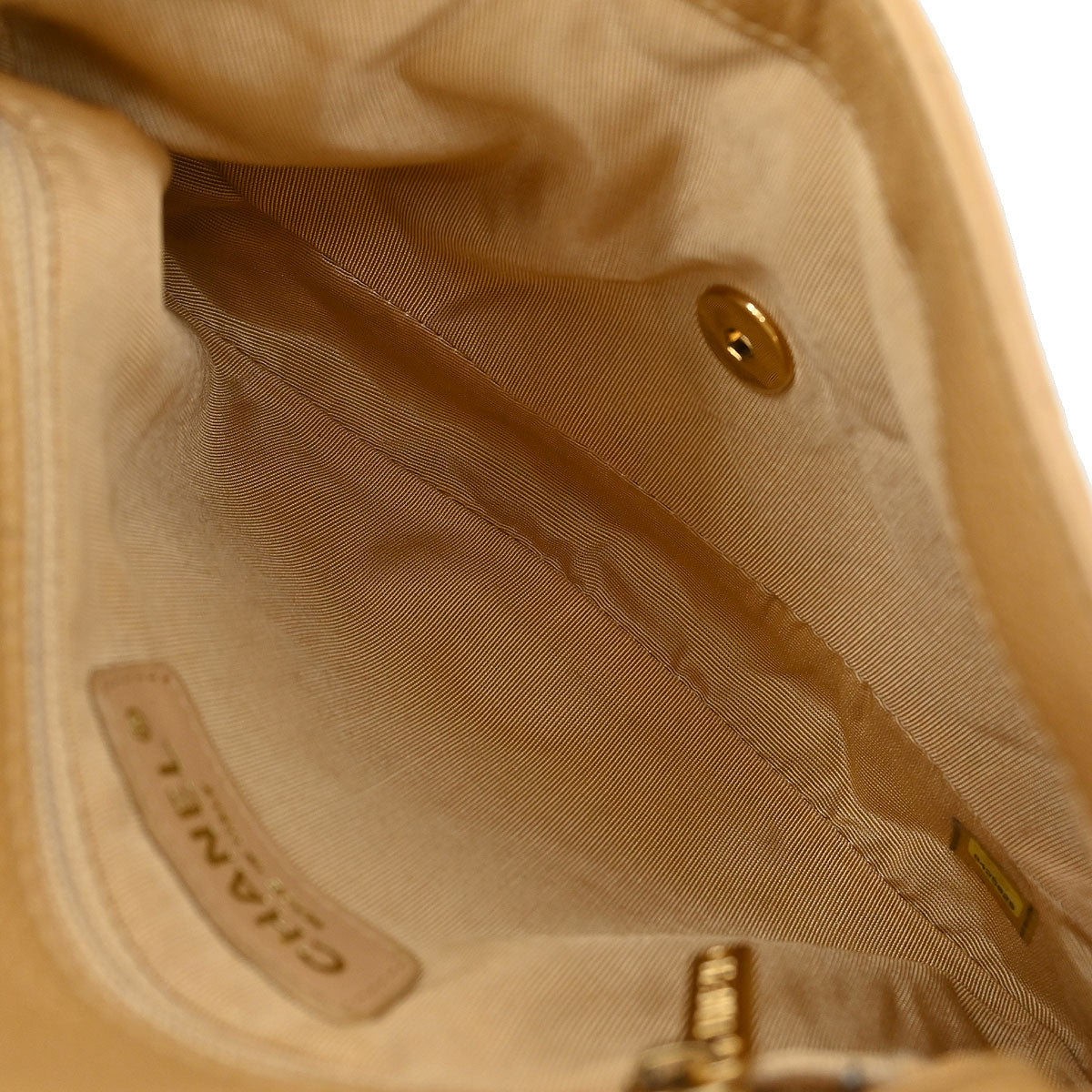 Chanel 2003-2004 Beige Caviar Handbag