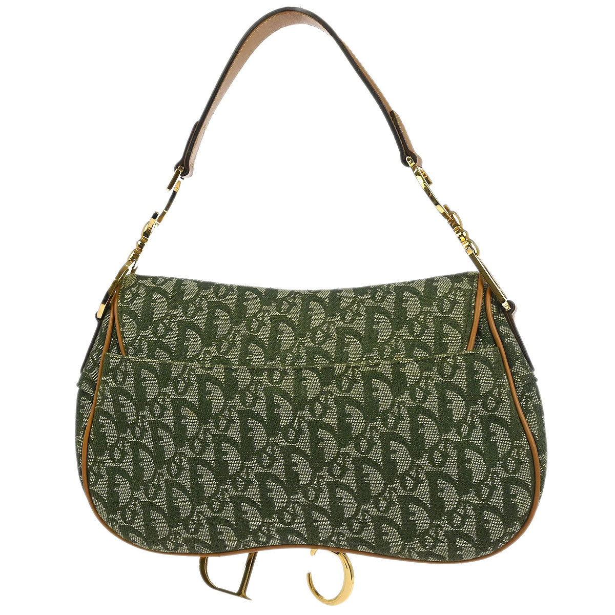 Christian Dior Green Trotter Double Saddle Handbag – AMORE Vintage
