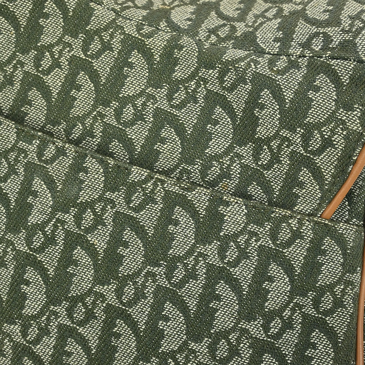 Christian Dior Green Trotter Double Saddle Handbag