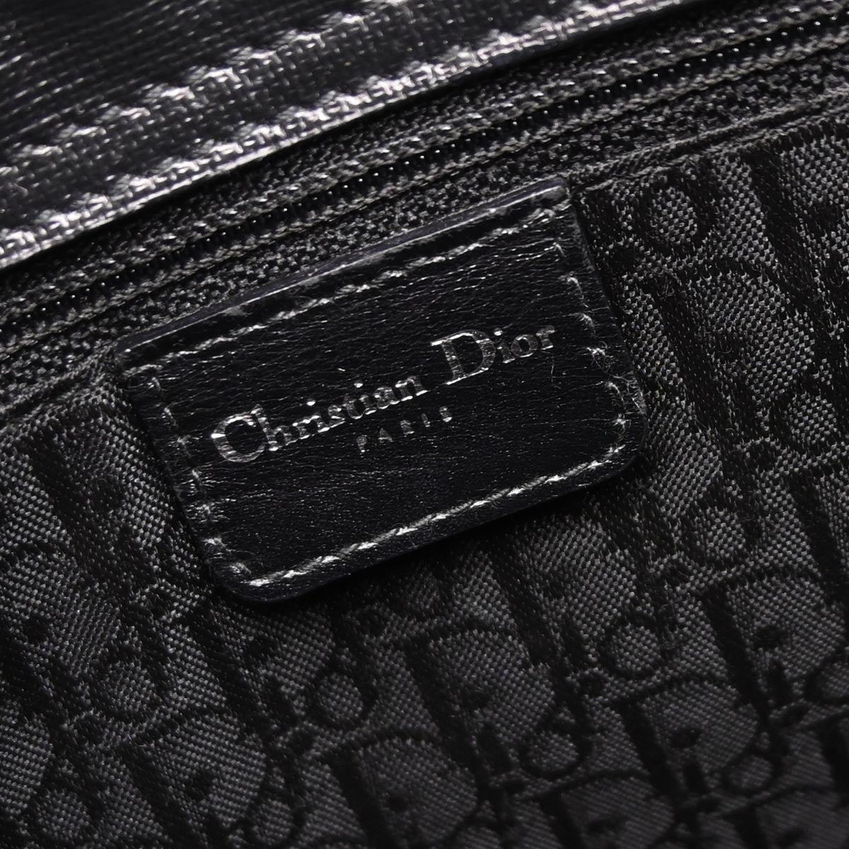 Christian Dior Black Leather Handbag