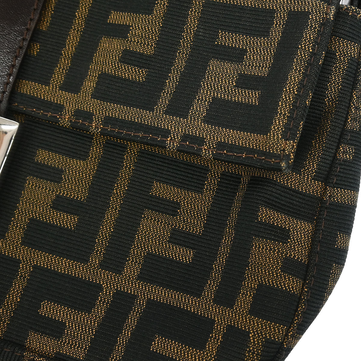 Fendi Brown Zucca Baguette Handbag