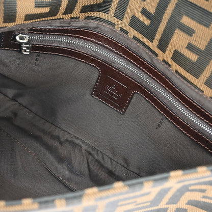 Fendi Brown Zucca Baguette Handbag