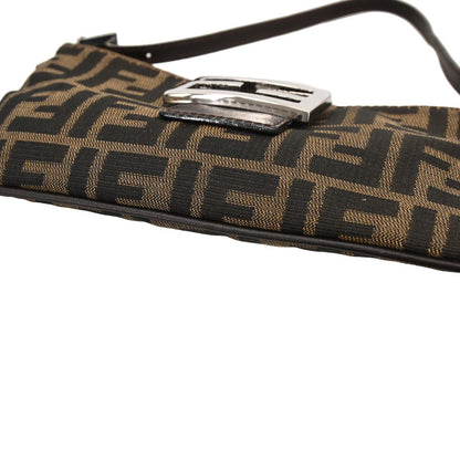 Fendi Brown Canvas Zucca Handbag