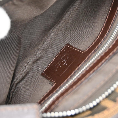 Fendi Brown Canvas Zucca Handbag