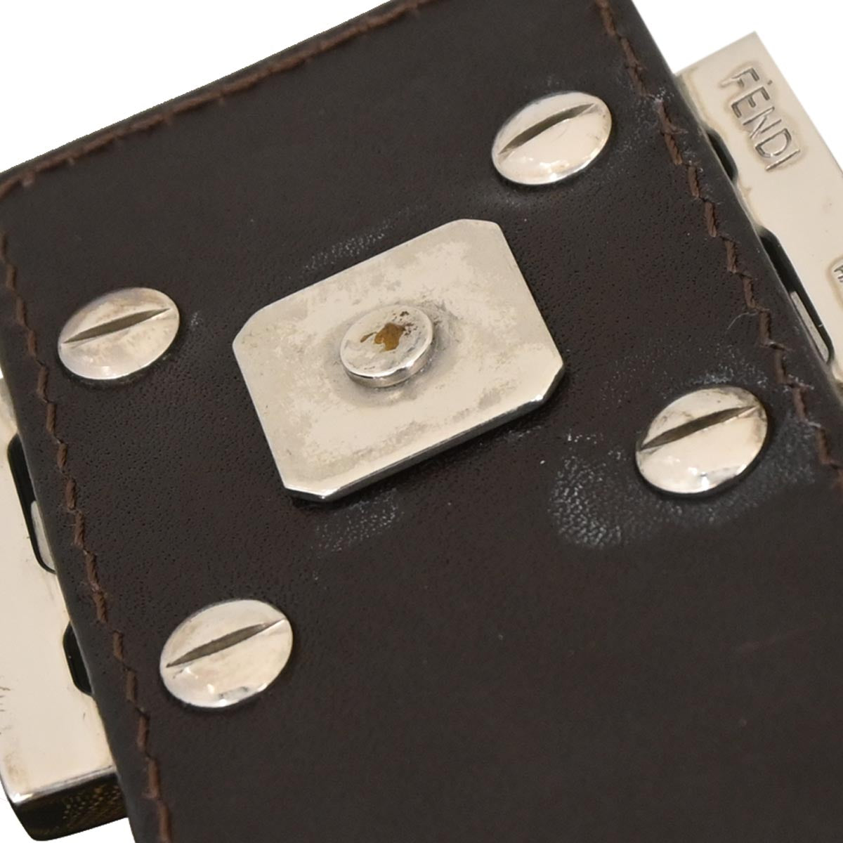 Fendi Brown Canvas Zucca Handbag