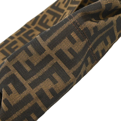 Fendi Brown Canvas Zucca Mamma Baguette Handbag