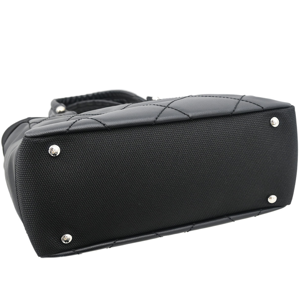 Chanel 2008-2009 Black Calfskin Paris-Biarritz Tote PM Tote Handbag