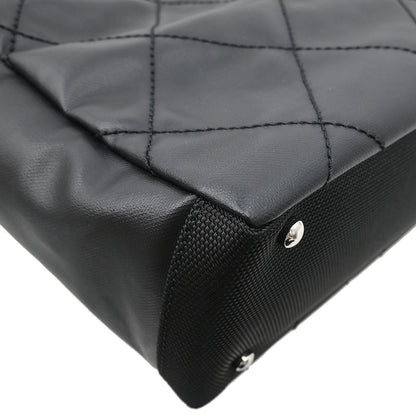 Chanel 2008-2009 Black Calfskin Paris-Biarritz Tote PM Tote Handbag