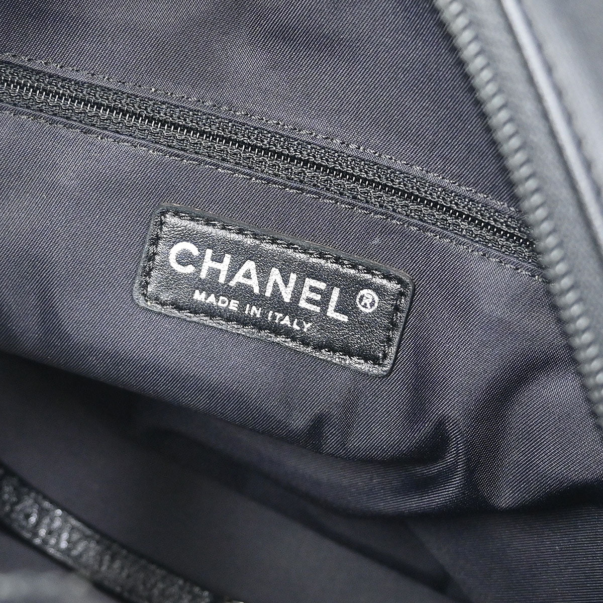 Chanel 2008-2009 Black Calfskin Paris-Biarritz Tote PM Tote Handbag