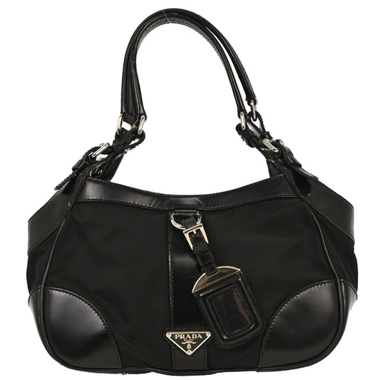 Prada Black Nylon Tote Handbag