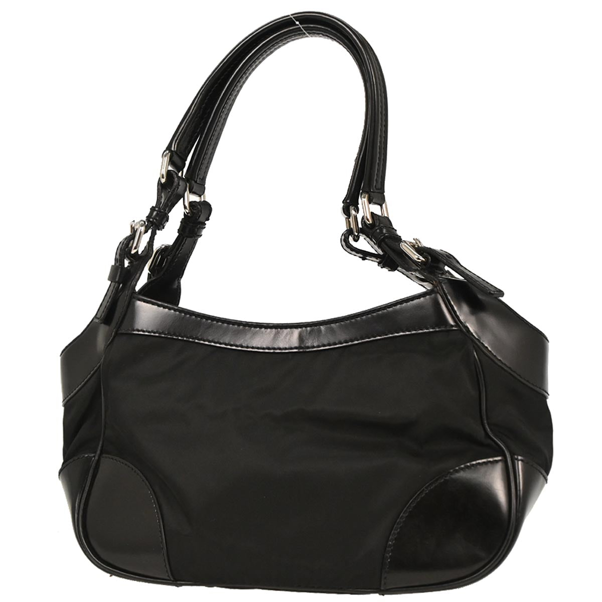 Prada Black Nylon Tote Handbag