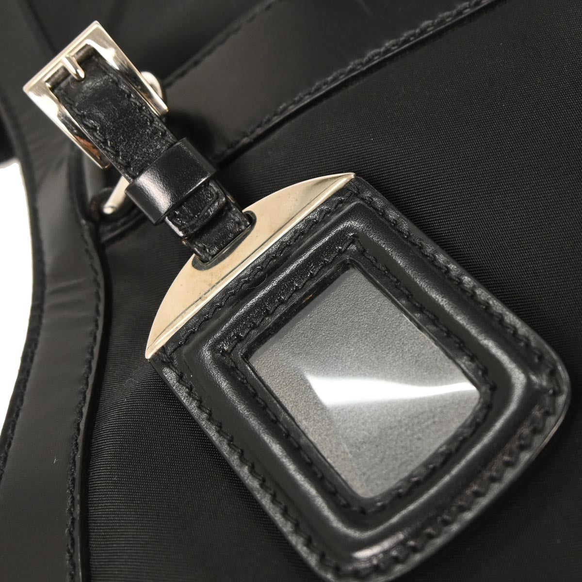 Prada Black Nylon Tote Handbag