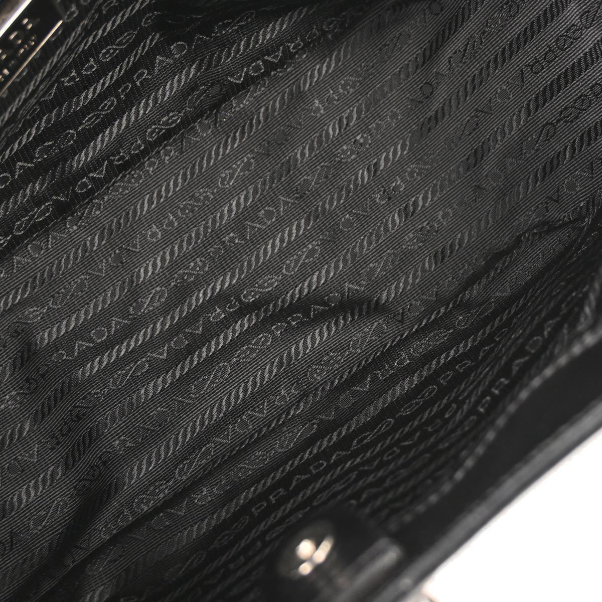 Prada Black Nylon Tote Handbag
