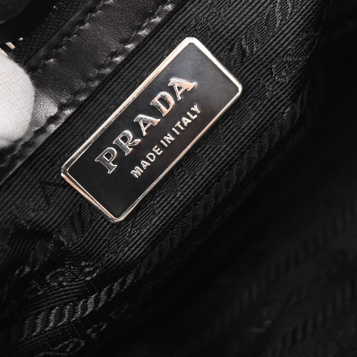 Prada Black Nylon Tote Handbag