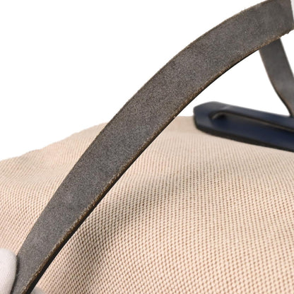 Hermes Beige Navy Toile H Officier Herbag PM 2 in 1 Handbag