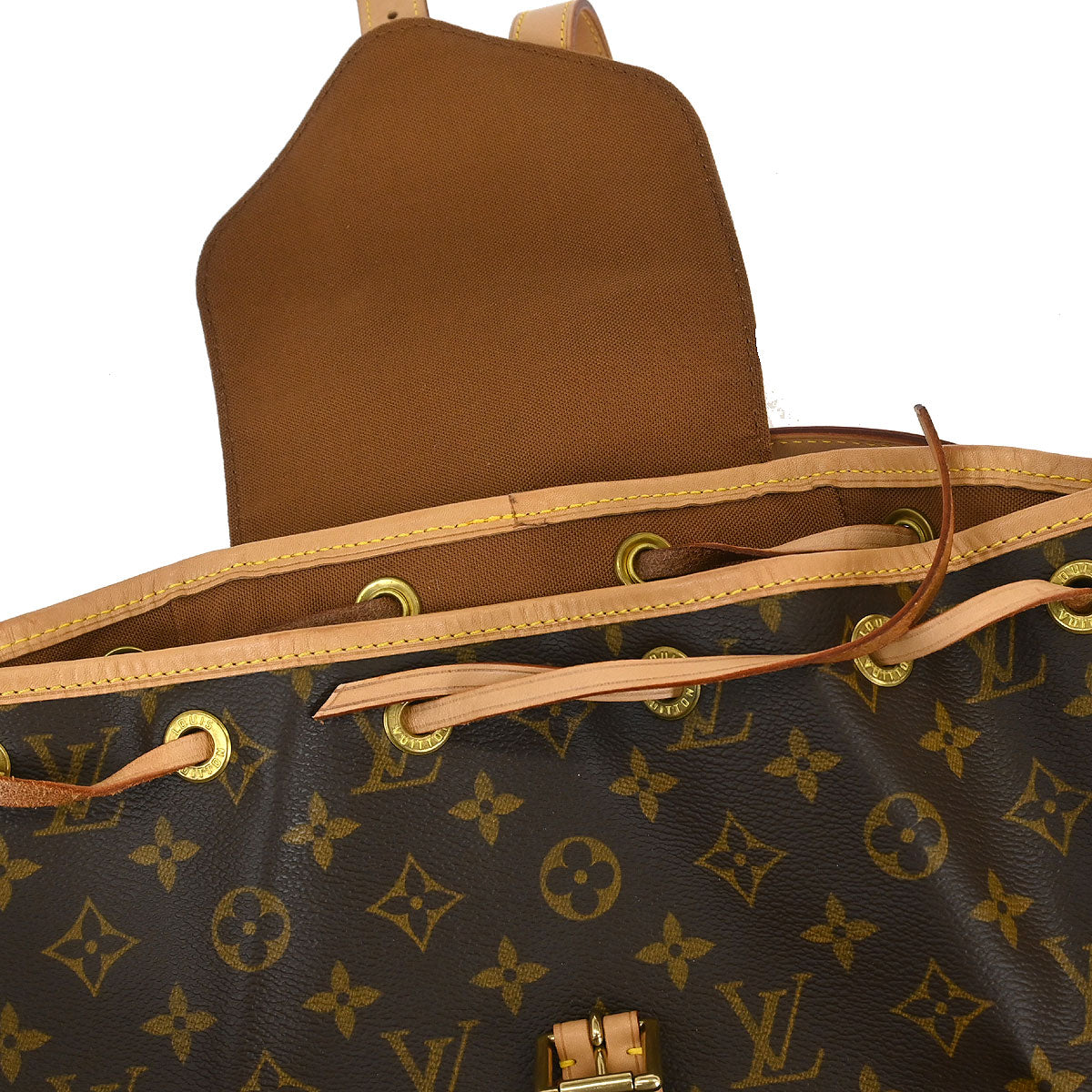 Louis Vuitton Monogram Montsouris MM Backpack M51136