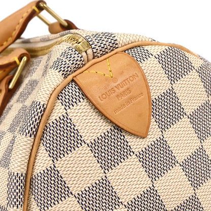 Louis Vuitton Damier Azur Speedy 30 Handbag N41533