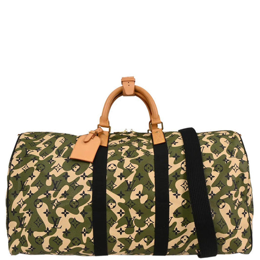Louis Vuitton Monogramouflage Keepall Bandouliere 55 M95774
