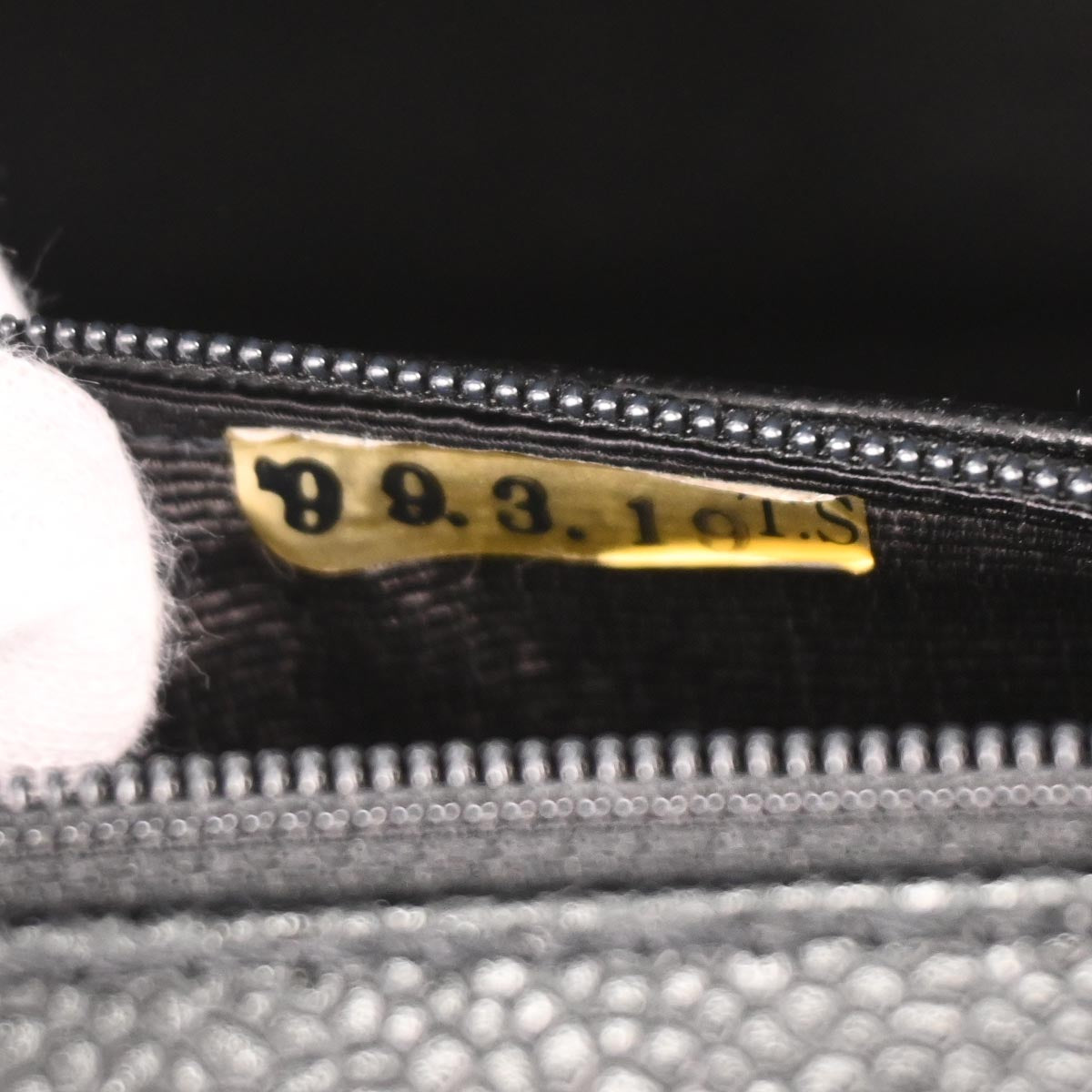 Chanel 1997-1999 Kelly Black Caviar Top Handle Handbag