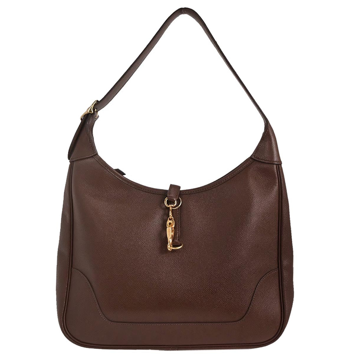 Hermes Havane Courchevel Trim 31 Shoulder Bag