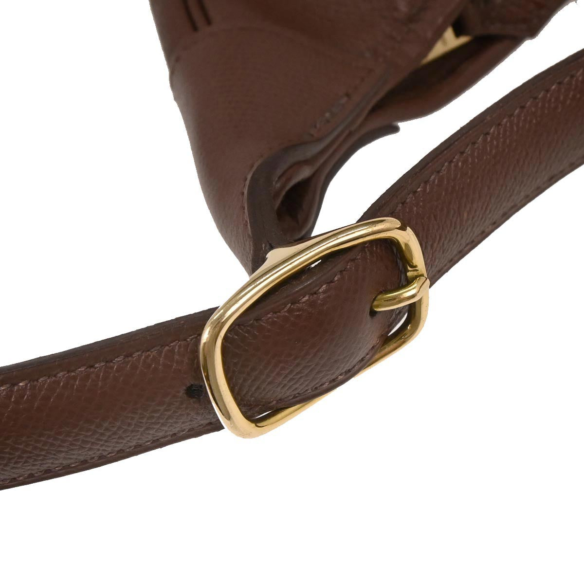 Hermes Havane Courchevel Trim 31 Shoulder Bag