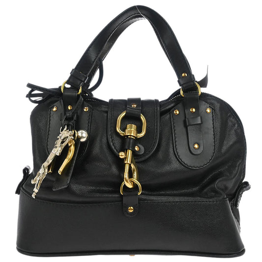Chloe Black Leather Kerala Handbag