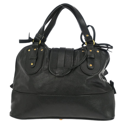 Chloe Black Leather Kerala Handbag
