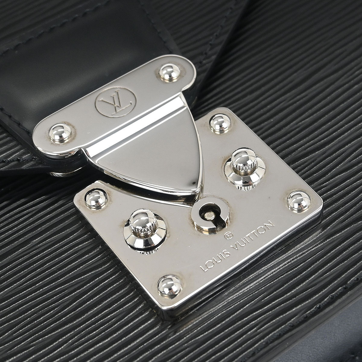 Louis Vuitton Black Epi Pochette Sellier Dragonne Clutch M52762