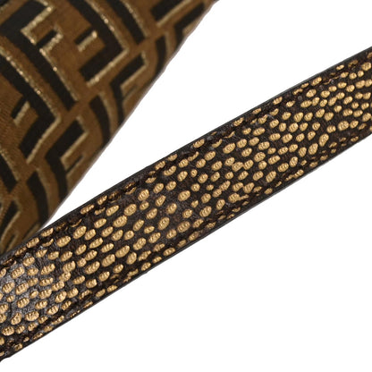 Fendi Brown Canvas Zucca Baguette Handbag