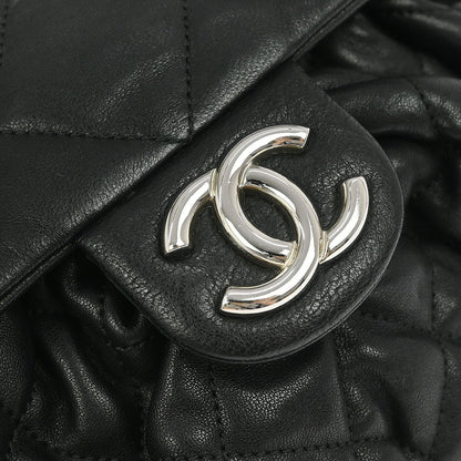 Chanel Black Calfskin Chain Around Shoulder Bag