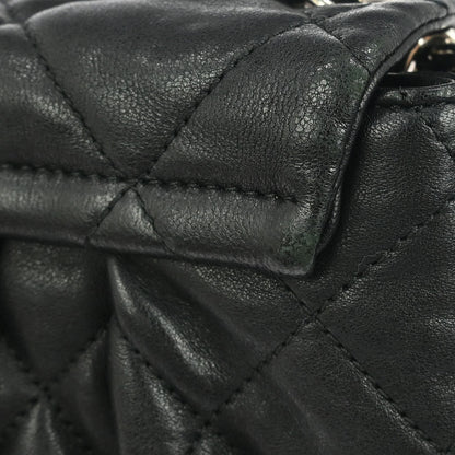 Chanel Black Calfskin Chain Around Shoulder Bag