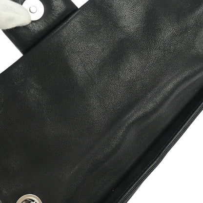 Chanel Black Calfskin Chain Around Shoulder Bag