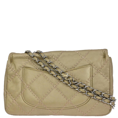 Chanel Gold Lambskin Ultra Stitch Flap Bag